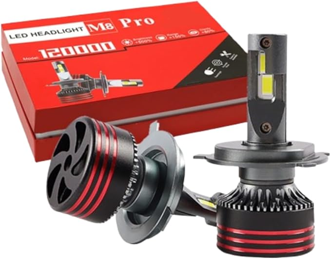 LED Headlight M8 Pro - 120000 PACK OF 2 LIGHT