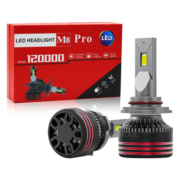 LED Headlight M8 Pro - 120000 PACK OF 2 LIGHT
