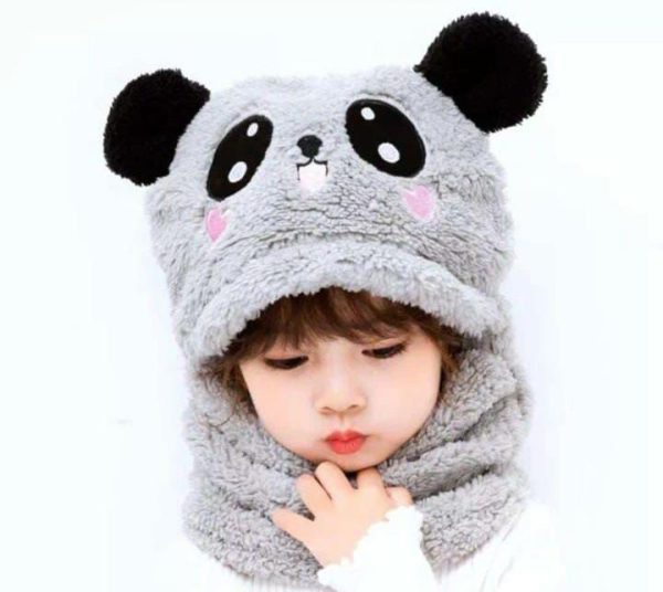 Stay Warm in Style: Beanie Wool Cap with Attached Neck Warmer 🎩🧣