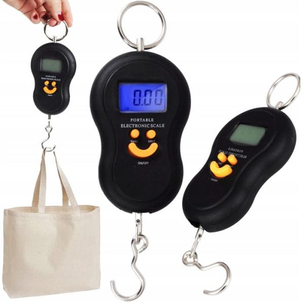 Imported Portable Electronic Digital Hand Hanging Hook Scale | Luggage Bag, Kitchen, Fishing Pocket Scale