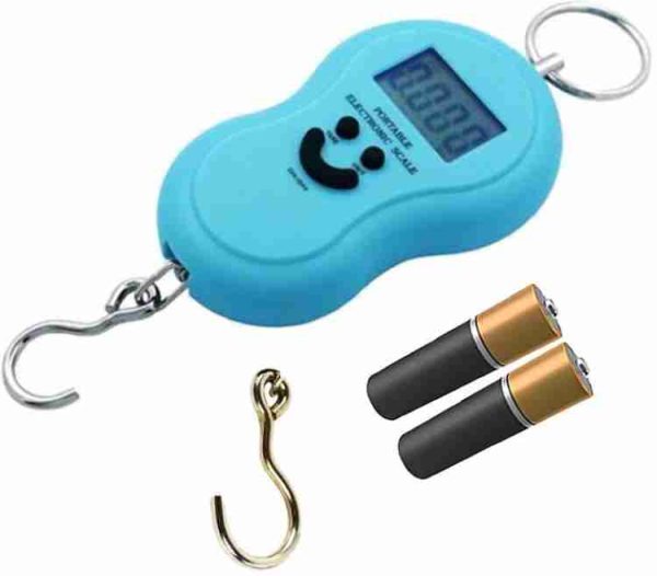 Imported Portable Electronic Digital Hand Hanging Hook Scale | Luggage Bag, Kitchen, Fishing Pocket Scale