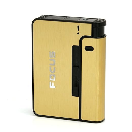 Focus Case with Lighter – Sleek, Compact, and Stylish
