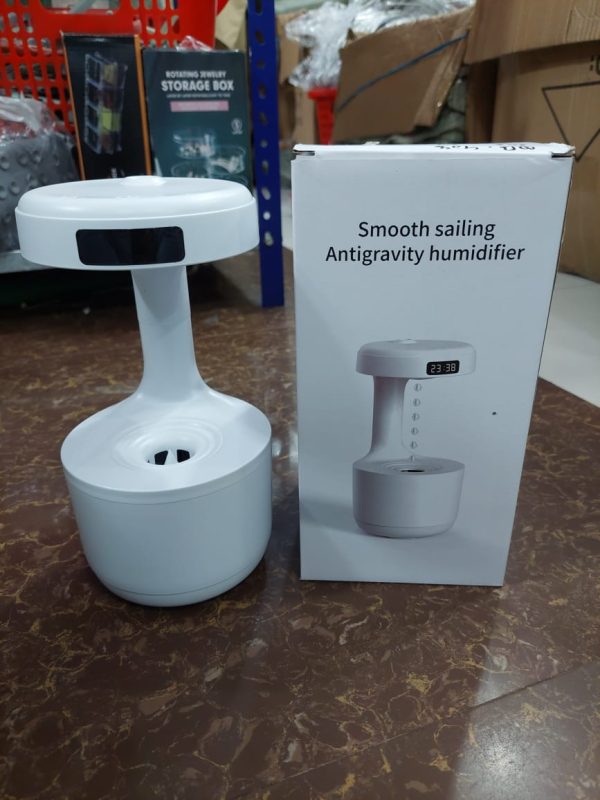 Smooth Sailing Antigravity Humidifier | Ultra-quiet Room Humidifier, Anti Gravity Usb Mini Humidifier, Water Drop Light Effects