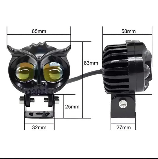 Owl light 12-80v univarsal Product with 3 function and white owl light with 5 function