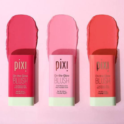 Pixi Makeup Blush Stick Tinted Moisture Stick, Shadow Lips Cheek Blusher Creamy Makeup Long Lasting Natural Nude Makeup for All Skin