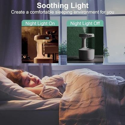 Smooth Sailing Antigravity Humidifier | Ultra-quiet Room Humidifier, Anti Gravity Usb Mini Humidifier, Water Drop Light Effects